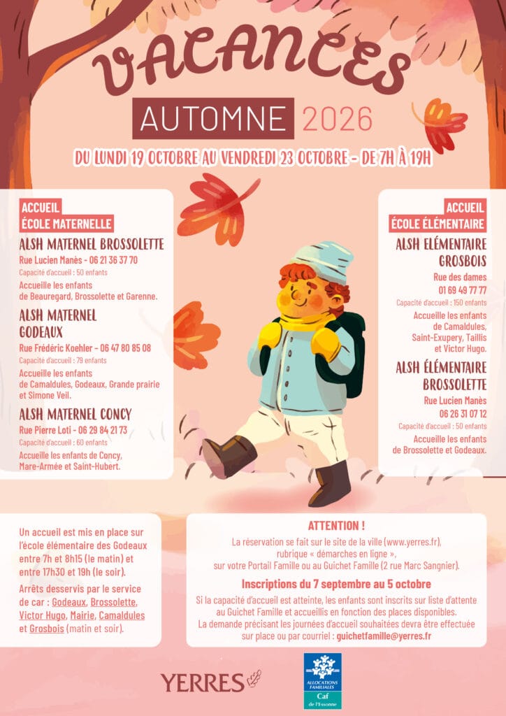 vacances toussaint 2026