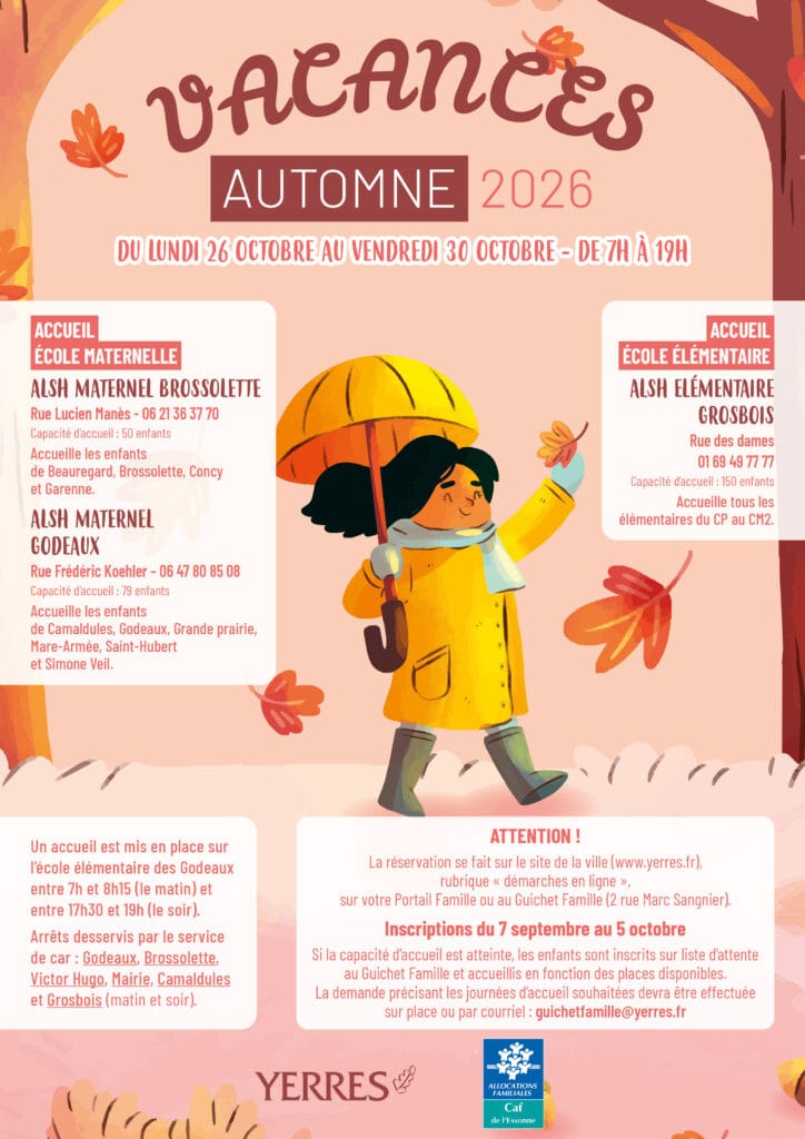 vacances toussaint 2026