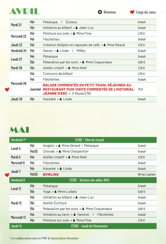 programme mDA yerres 2026