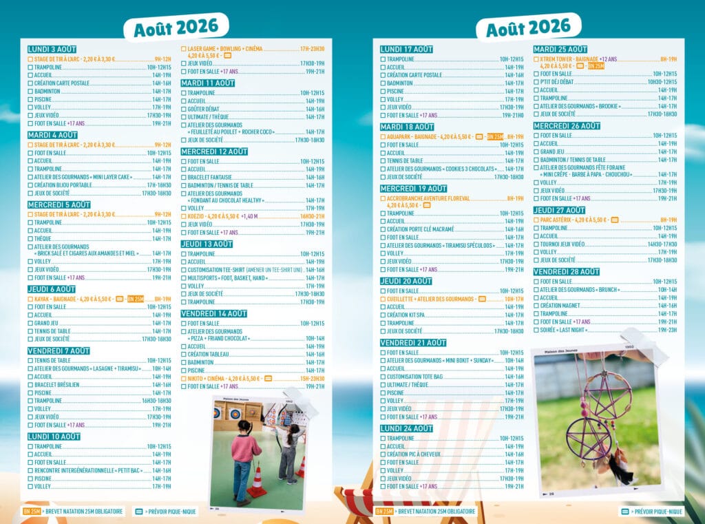 programme mj juillet 2026 yerres