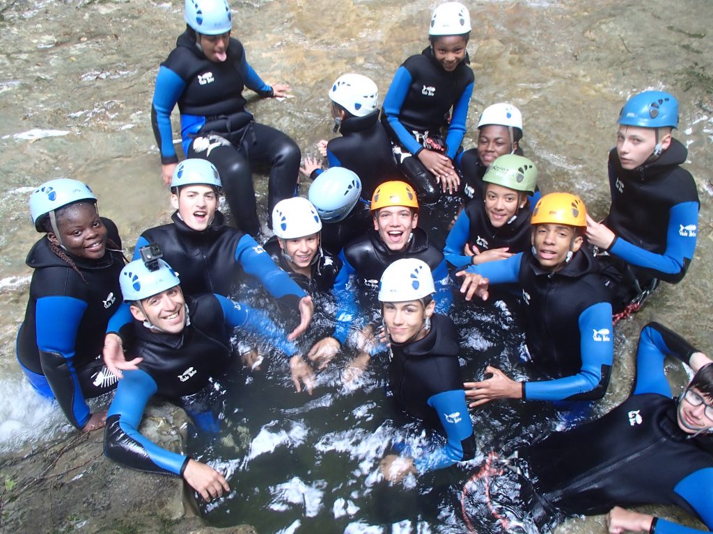 Raftin été 2016 photo des jeunes