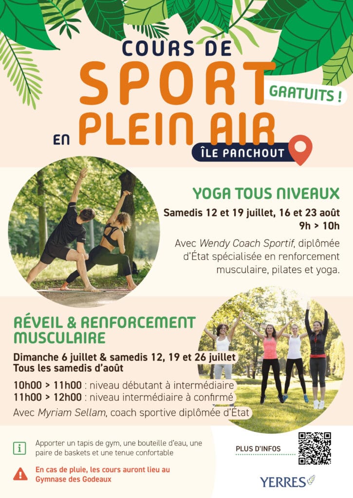 affiche de personnes qui font du sport