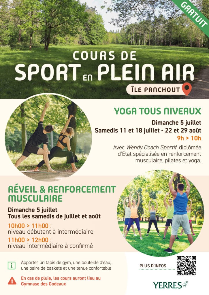 affiche cours d esport panchout été 2026