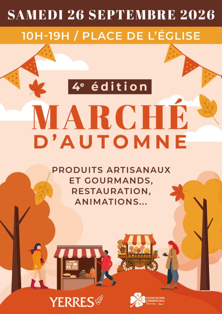 affiche marché d'automne 2026