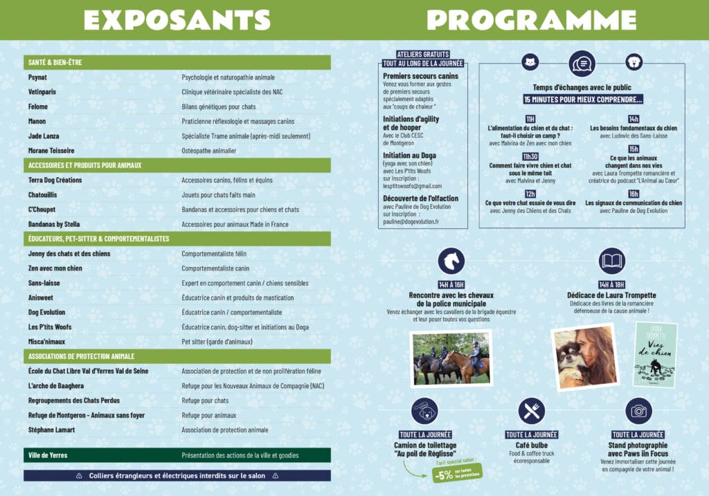 programme salon du bien-être animal 2026