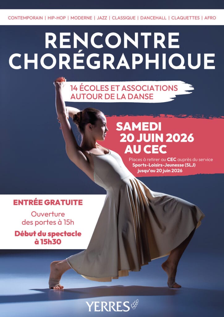affiche rencontres chorégraphiques 2026 yerres