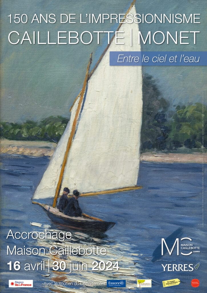 tableau impressionniste avec un voilier