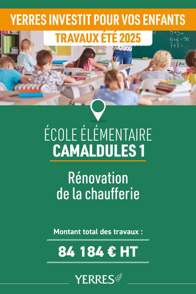 travaux Camaldules 2025 Yerres
