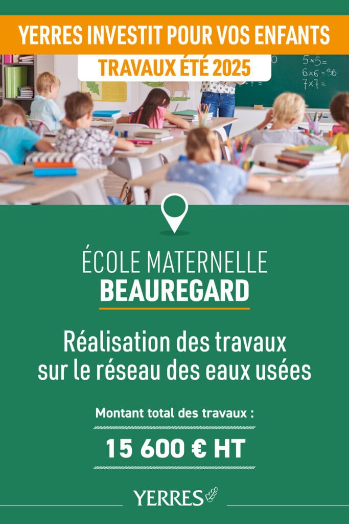 travaux beauregard 2025 Yerres