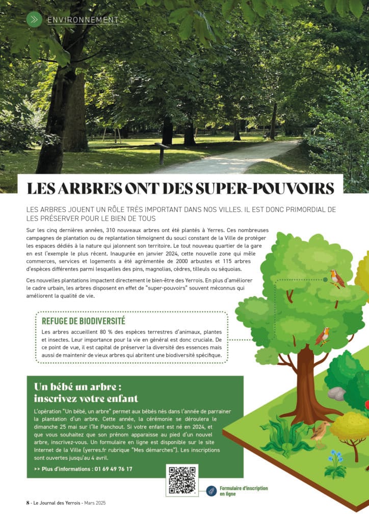 article du jdy sur les super-pouvoirs des arbres