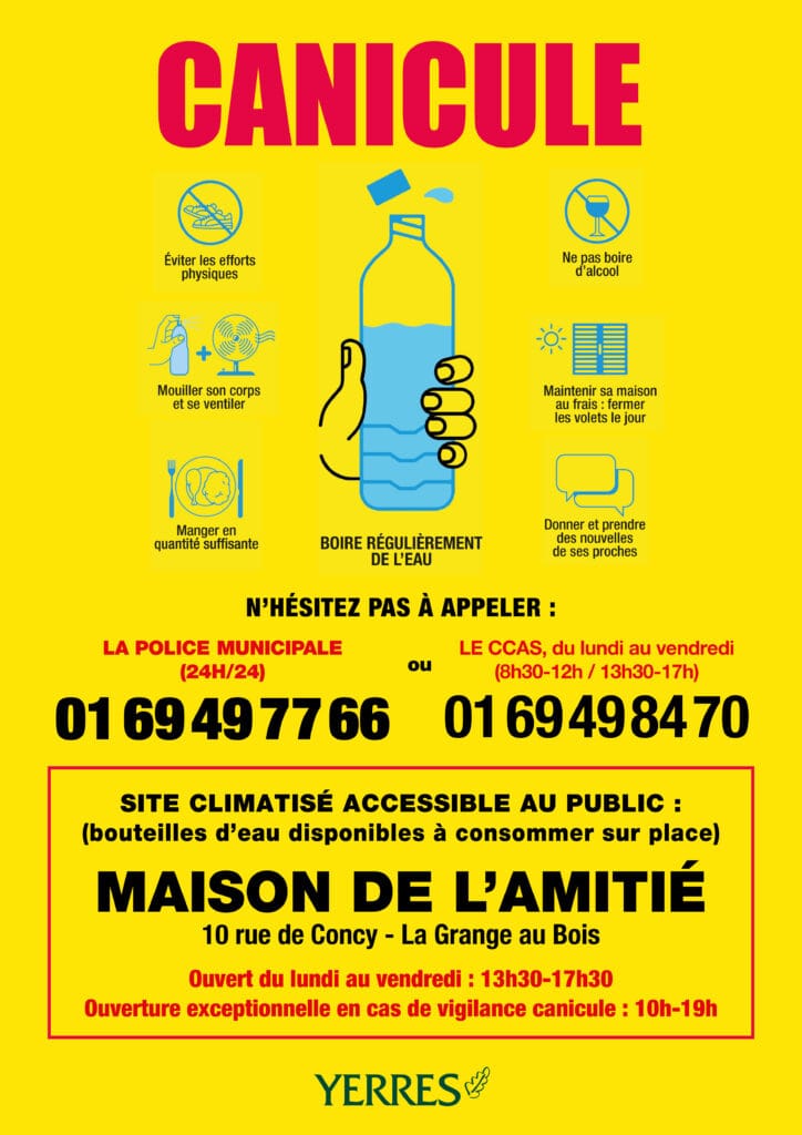 affiche canicule 2026 juin yerres