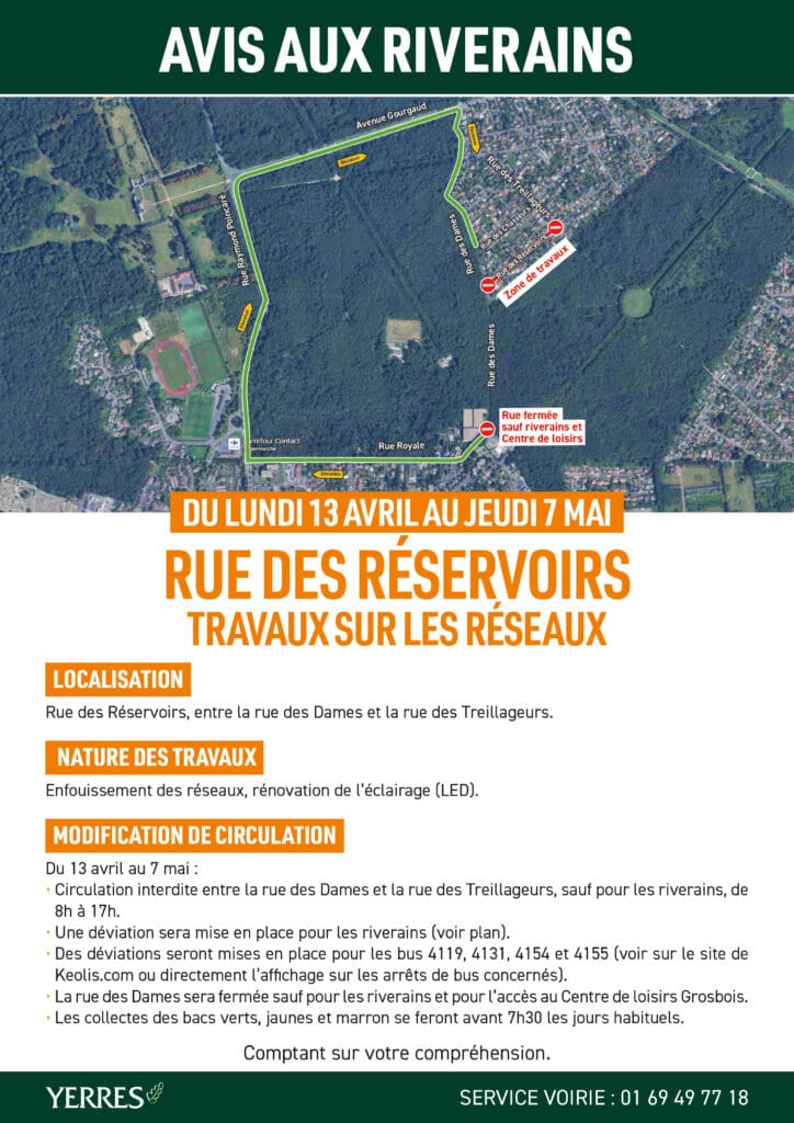avis riverains rue des réservoirs yerres 2026