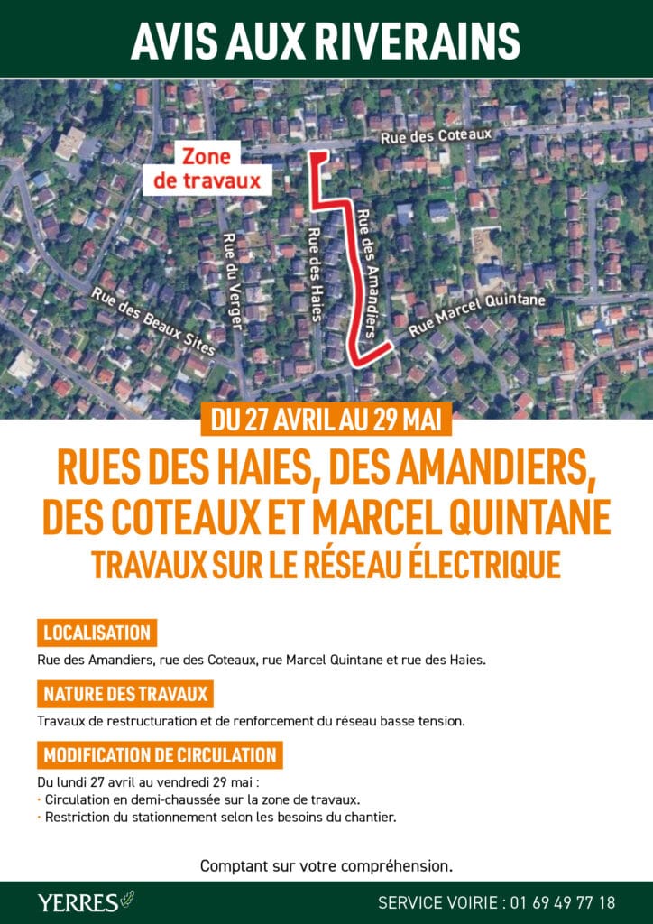 travaux amandiers yerres 2026