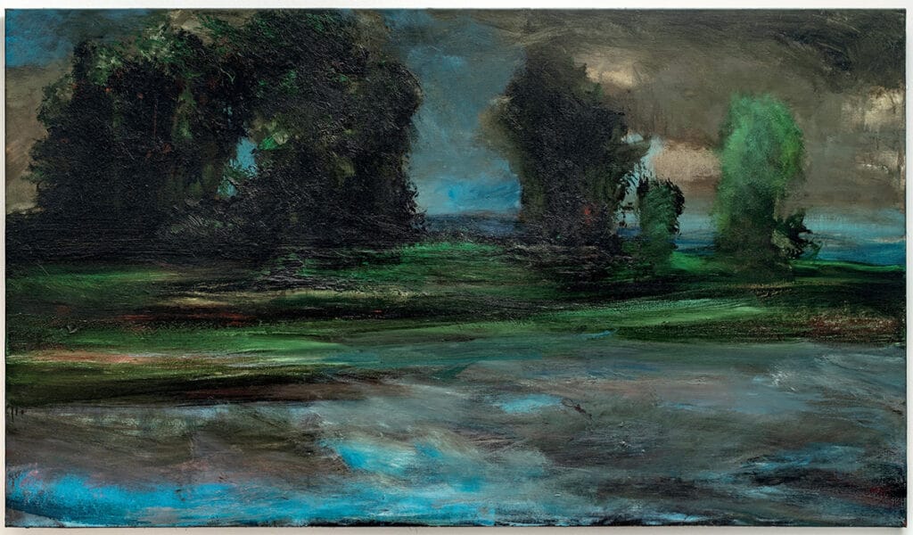 Ronan Barrot (né en 1973) Le Royaume 2015 Huile sur toile 114 x 184 cm Collection particulière - © Jean-Louis Losi