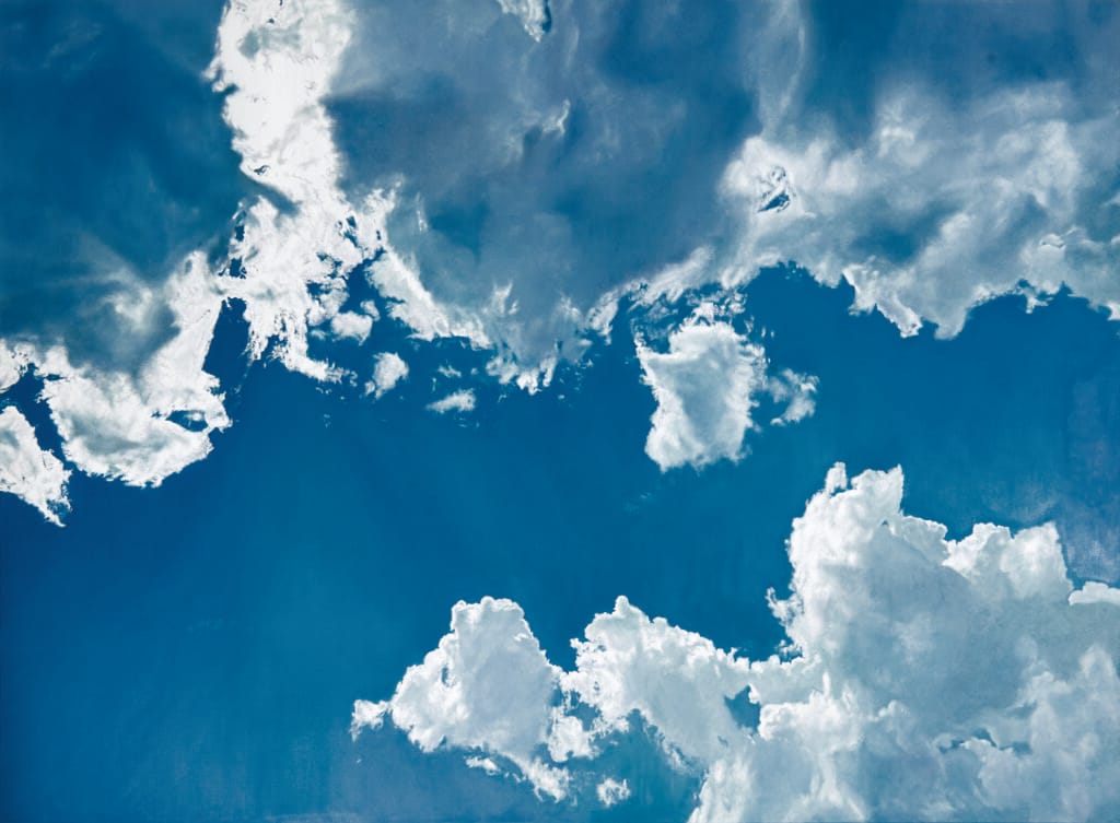 Youcef Korichi (né en 1974) - Ciel II - 2019 - Huile sur toile - 150 x 200 cm Collection particulière © Galerie Suzanne Tarasieve, Paris - © ADAGP, Paris, 2026