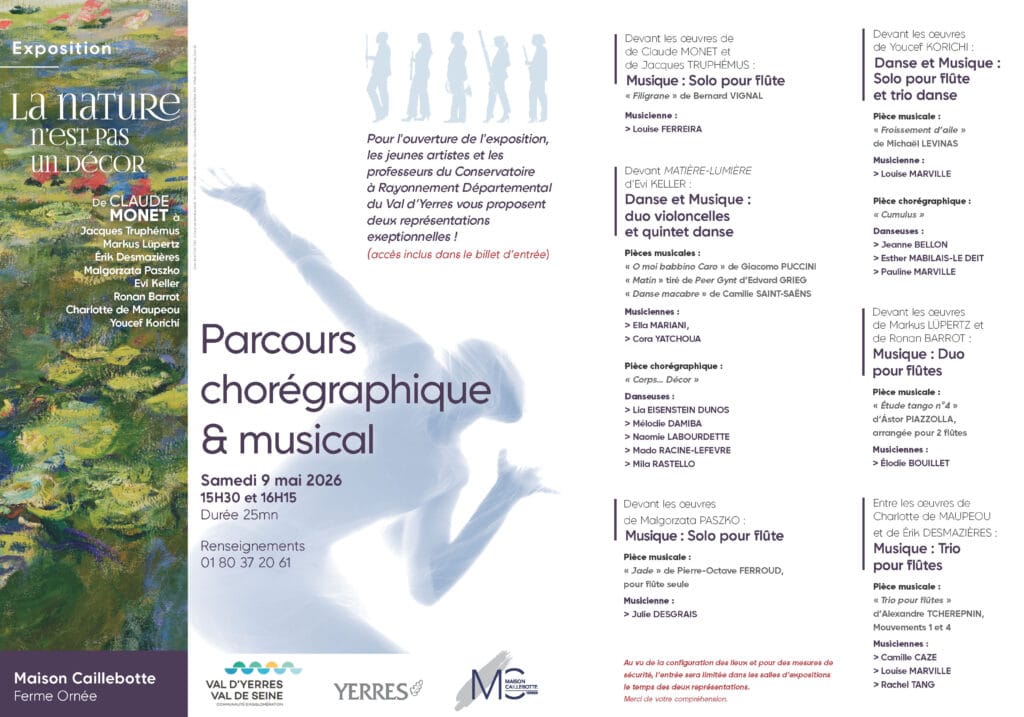 Parcours chorégraphique & musical caillebotte 2026