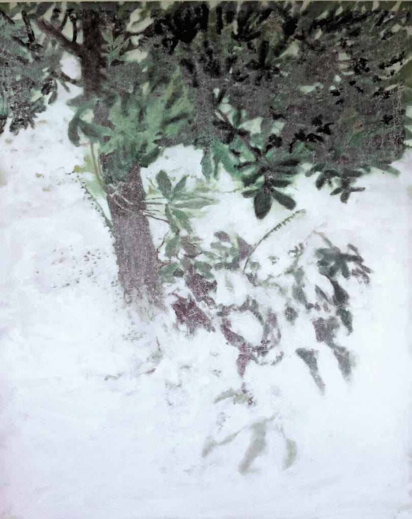 Malgorzata Paszko (née en 1956) La Brume 2019, pigments et liant sur toile, 195 × 150 cm Collection de l’artiste © Malgorzata Paszko – © ADAGP, Paris, 2026
