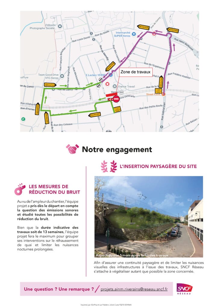 Lettre sncf travaux 2026 Yerres