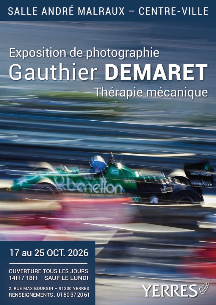 affiche Gauthier Demaret Yerres 2026