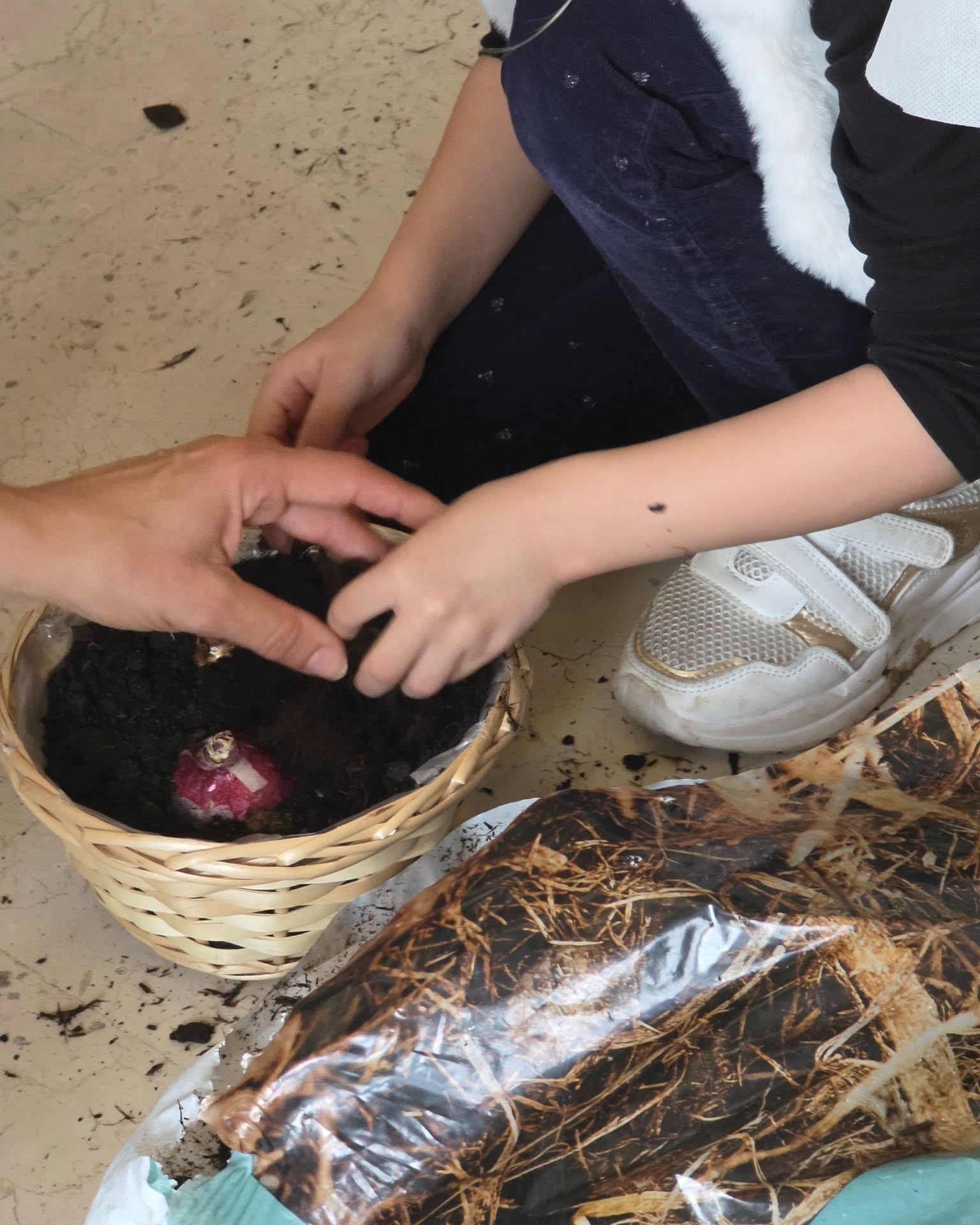 🌱 Ce matin, les petits Yerrois ont participé à un atelier de fabrication d’une composition végétale à la…